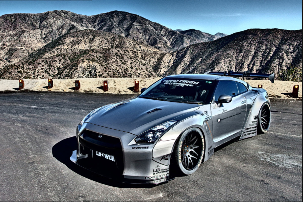 Nissan R35 LB Style Front Fender with Apron