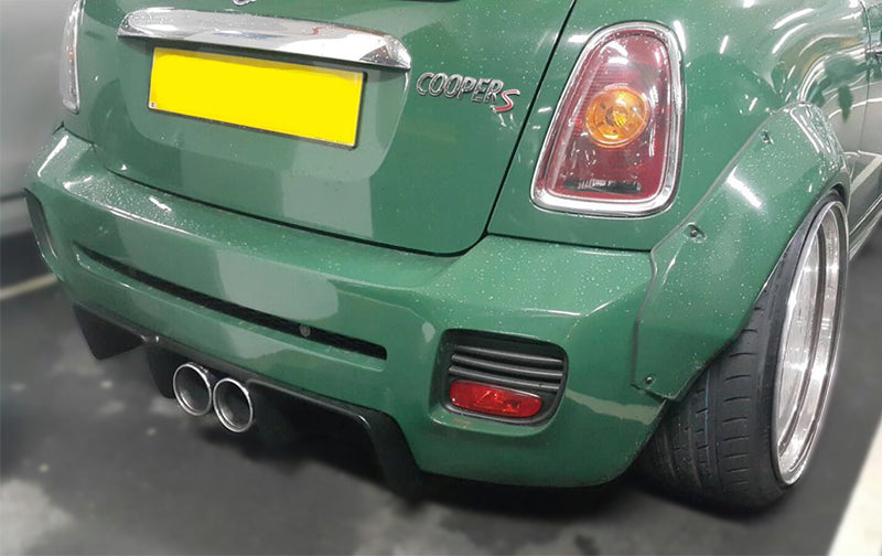 Mini R56 Cooper S LB Rear diffuser (3 Door Hatch Only)