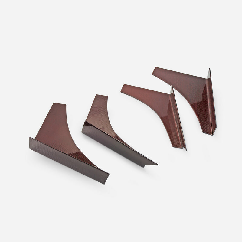 MITSUBISHI EVO 7 8 9 VTX Cyber Canard 4 Pcs Large Type 2 (Fit EVO 7 8 9)