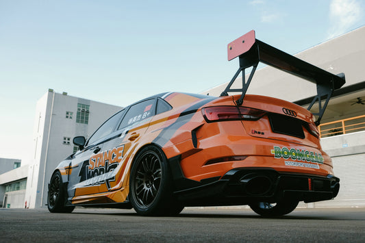 Audi RS3 S3 8V Stanceworkz Spec-LM Rear under diffuser 3PCs