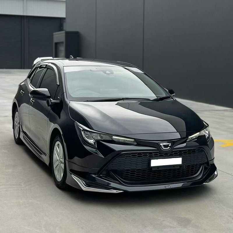 Toyota 19-22 Corolla Sport Auris E210 Hatchback MOD Type front lip chrome add on (Only fit S-COR210-FL-MOD&)