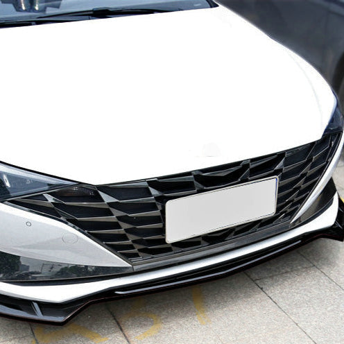 Hyundai 21+ Hyundai Elantra/Avante C Type front lip 3Pcs (Pre-facelift) (Gloss black)