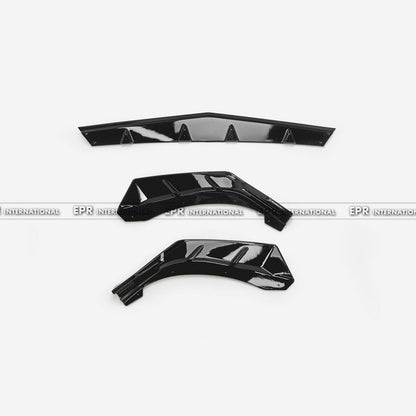 Hyundai 23+ Elantra/Avante C Type front lip 3Pcs (Facelift) (Gloss black)
