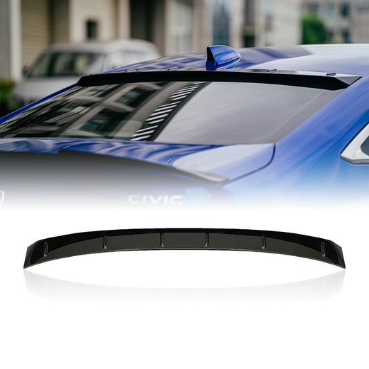 Honda Civic Gen 11 FE1 Roof spoiler (Gloss black, Sedan)