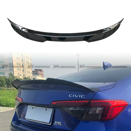 Honda Civic Gen 11 FE1 C Type Rear spoiler  (Gloss black, Sedan)