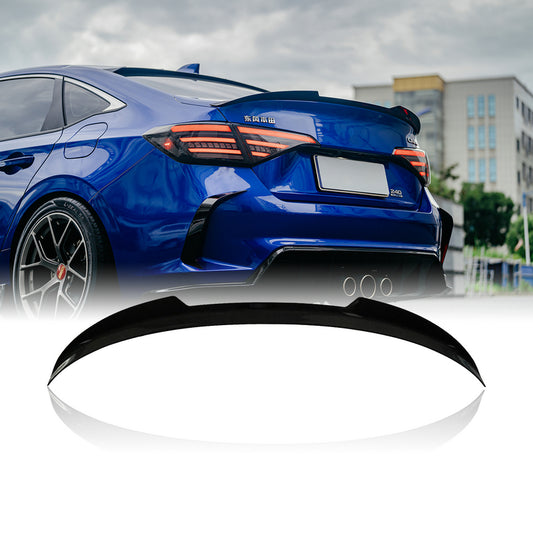 Honda Civic Gen 11 FE1 Rear spoiler (Gloss black, Sedan)