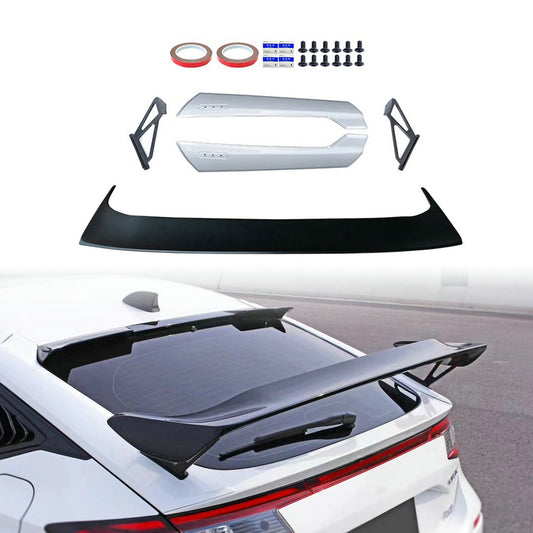 Honda Civic Gen 11 FL1 TR Type Rear spoiler (Gloss black, Hatchback)