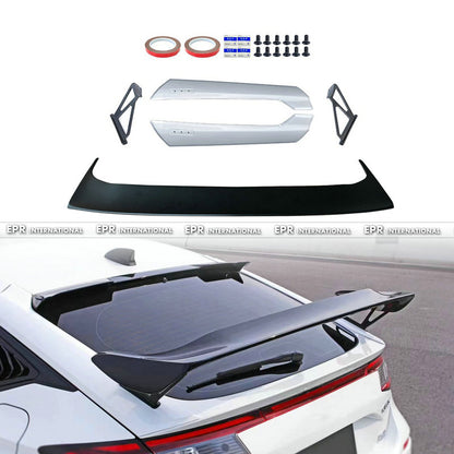 Honda Civic Gen 11 FL1 TR Type Rear spoiler (Gloss black, Hatchback)