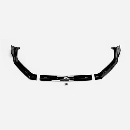 Honda Civic Gen 11 FE FL L- type front lip with canard (Gloss black, fit P-FE1-FB-TR only)