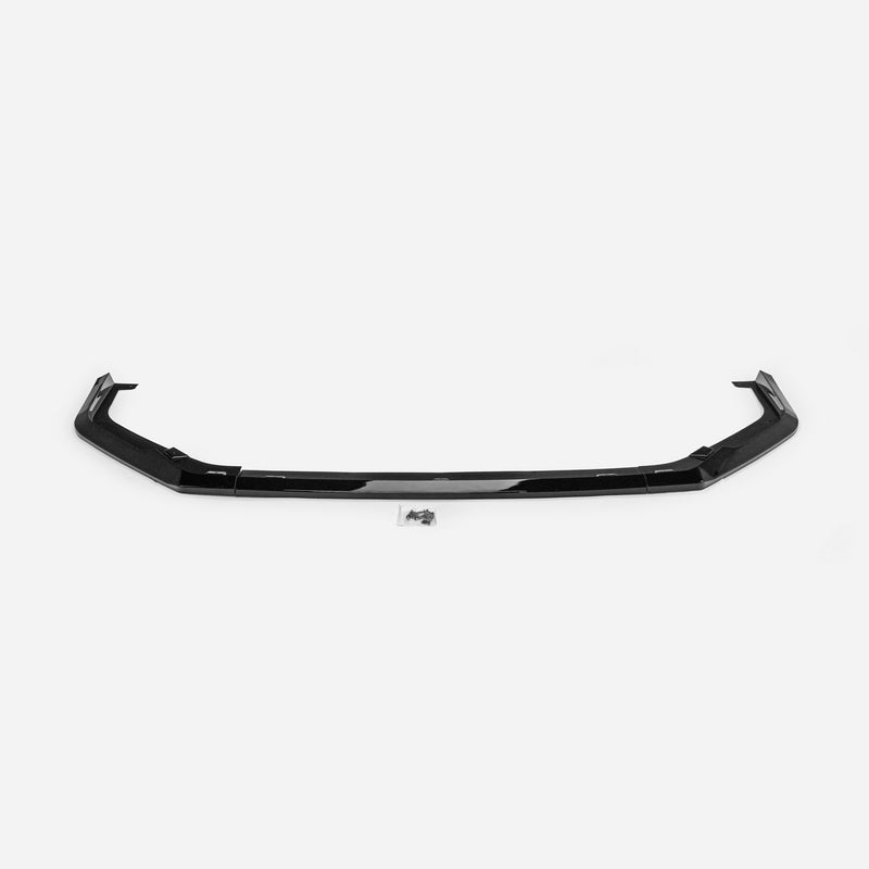 Honda Civic Gen 11 FE FL L- type front lip without canard (Gloss black, fit P-FE1-FB-TR only)