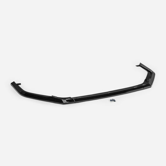 Honda Civic Gen 11 FE FL L- type front lip without canard (Gloss black, fit P-FE1-FB-TR only)