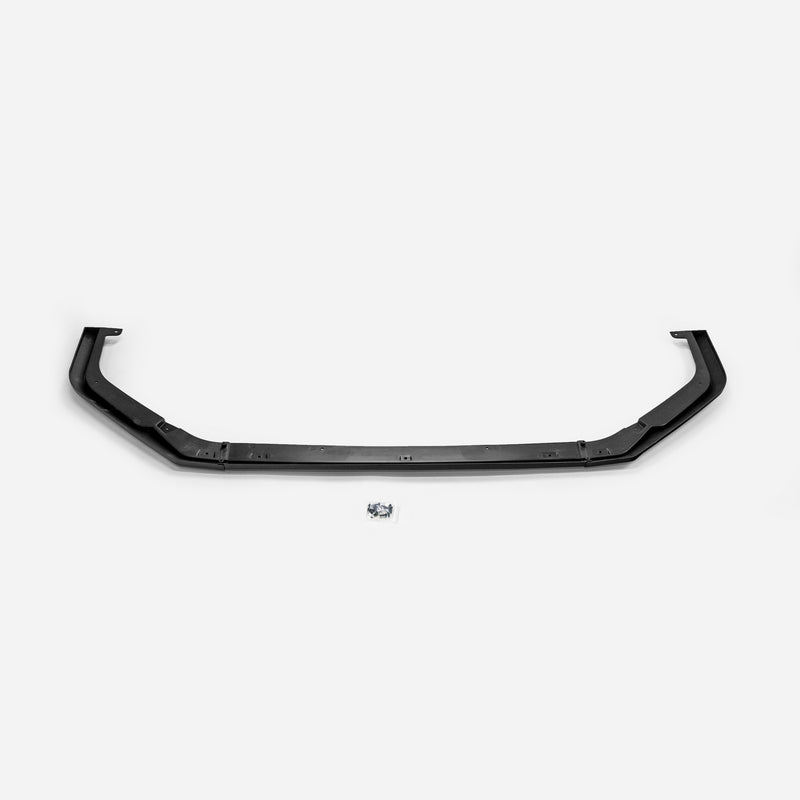 Honda Civic Gen 11 FE FL L- type front lip without canard (Gloss black, fit P-FE1-FB-TR only)