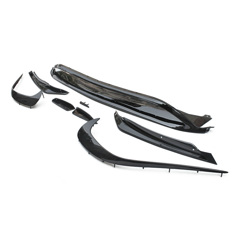 MERCEDES BENZ A-CLASS W176 16-17 Front Bumper Canards+Front Lip 8PCS