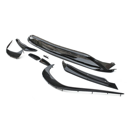 MERCEDES BENZ A-CLASS W176 16-17 Front Bumper Canards+Front Lip 8PCS