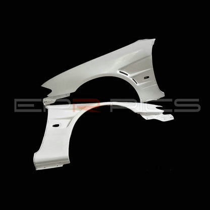 Nissan S15 DM Style +25mm Wide Front Fender Fiber Glass and Carbon Fiber body kits
