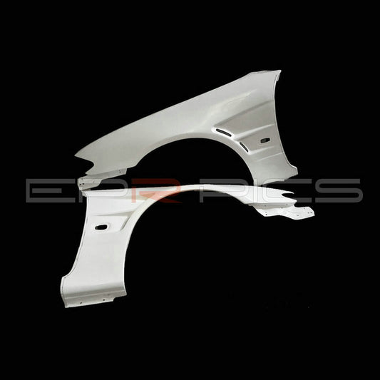 Nissan S15 DM Style +25mm Wide Front Fender Fiber Glass and Carbon Fiber body kits