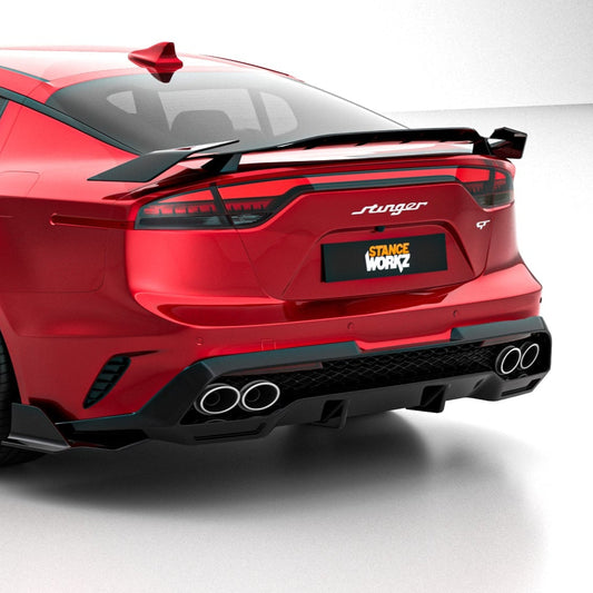 KIA Stinger Surge S1  carbon fiber rear lip