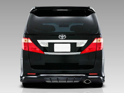 Toyota 08-15 Alphard Vellfire 20 series AH20 AD Style rear lip (Single exit exhaust)