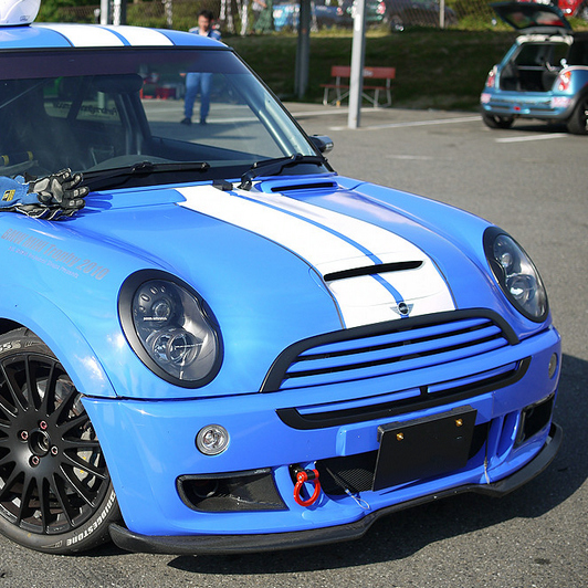 Mini Cooper 03-07 R53 DG1 Style front lip (Can fit DG FB or JCW FB)