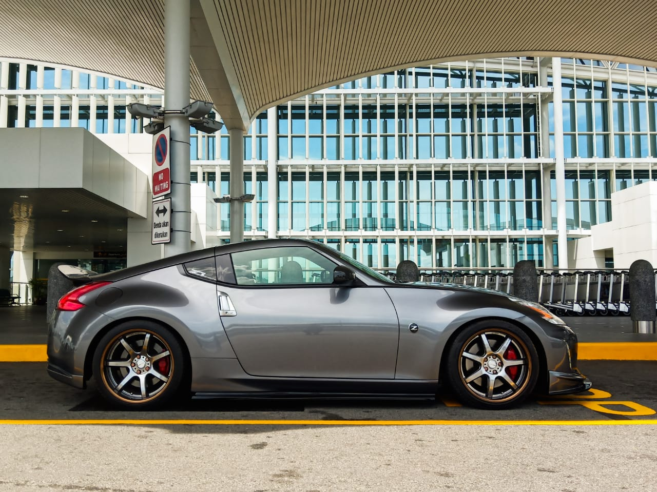Nissan 370Z Z34 09 onwards Rear bumper spat