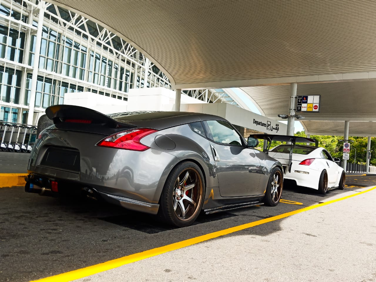 Nissan 370Z Z34 09 onwards Rear bumper spat