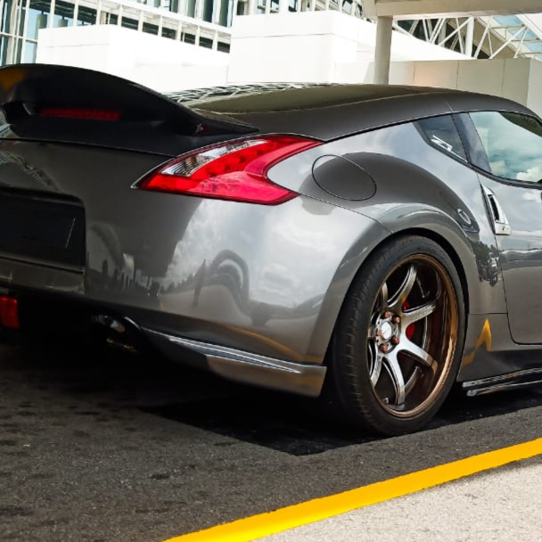 Nissan 370Z Z34 09 onwards Rear bumper spat