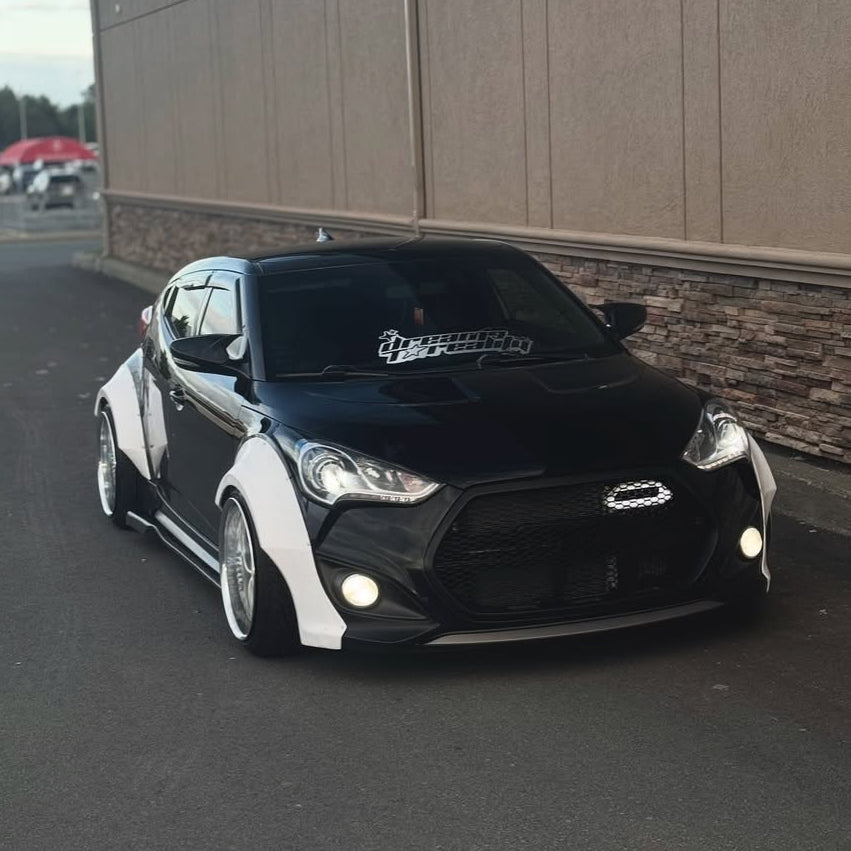 Veloster Sema Style Front & Rear Fender Flares
