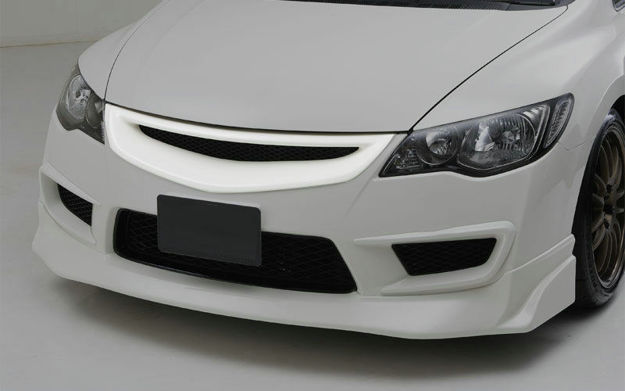 Picture of 06-08 Civic FD2 JS Style Front Grill  (JDM only)