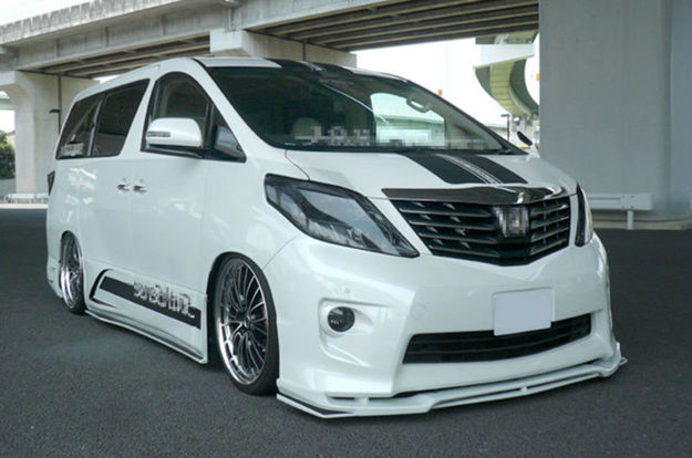 Picture of 08-11 Alphard 20 series AH20 SS style front lip (For S Type front bumper)