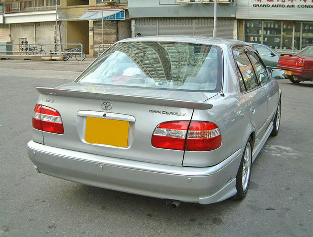 Picture of 98-00 Corolla AE110 JP Style Rear apron  (4 Door Saloon)