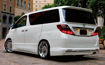 Picture of 08-15 Alphard Vellfire 20 series AH20 AD Style side skirt