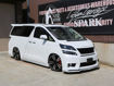 Picture of 11-15 Vellfire 20 series AH20 SS Style front lip (Facelift) (For V & X body)