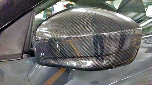 Picture of R35 GTR Carbon Mirror Frame Shell Replacement