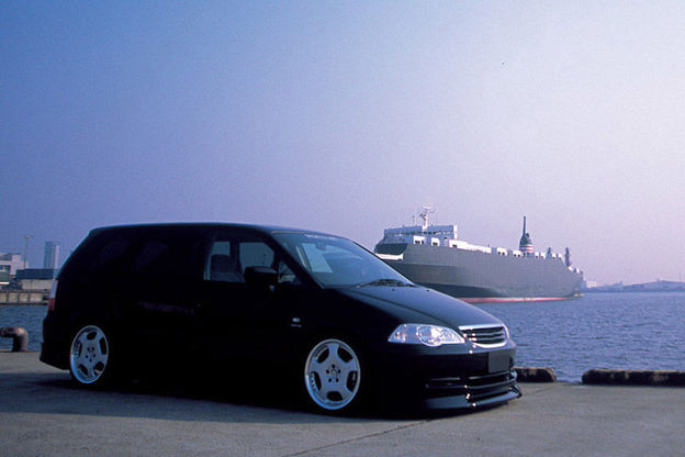 Picture of 01-03 Odyssey RA6 WD Style Front Under Spoiler (Facelift)