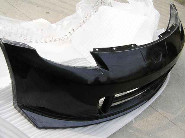 Picture of 350Z NSM Style Version 2 Front Bumper w/ carbon front lip