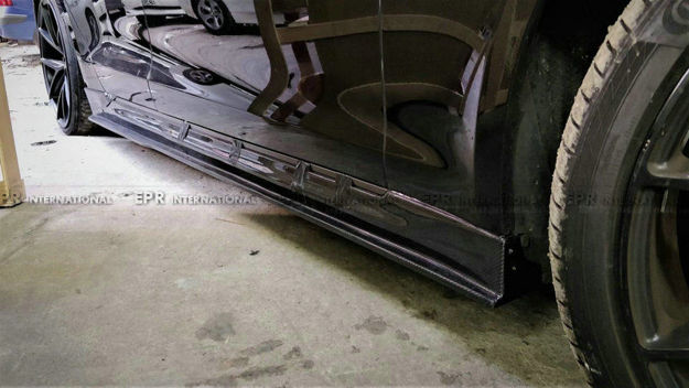 Picture of 13-15 Tesla Model S RV Wide Type Side skirt Pre-facelift Only