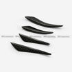 Picture of Universal Front Bumper Canard Bent Style 4Pcs