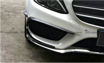 Picture of Mercedes Benz C-Class W205 4door(2door) 15-16 Front Bumper Canards Glossy CF 6pcs