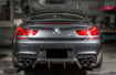 Picture of BMW M6 F06 F12 F13 V-style rear diffuser (Rear M6)