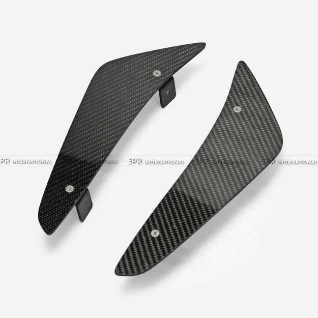 Picture of BMW M3 E92/ E93 Preface Model EPA Front Bumper Canard 2Pcs (Preface Lifed Only) (With metal bracket)
