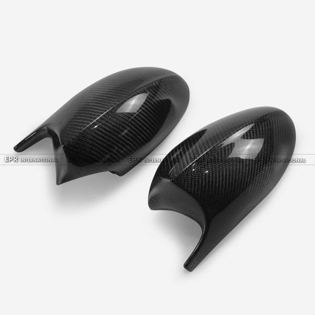 Picture of E82 04-06 1 Series M4 Type side mirror cover stick on type (Also fit pre-facelift E87 E81 E88 E90 E91 E92 E93) Not for 1M M3
