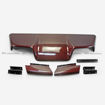 圖片 03-08 Z33 350z Infiniti G35 Coupe 2D JDM TS Style Rear Diffuser 6Pcs (with fitting) Red Carbon Fiber - USA WAREHOUSE