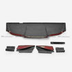 圖片 03-08 Z33 350z Infiniti G35 Coupe 2D JDM TS Style Rear Diffuser 6Pcs (with fitting) Red Carbon Fiber - USA WAREHOUSE