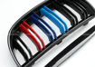 圖片 For BMW 3 Series E90 05-07 Double Style Front Grille Glossy Black ABS