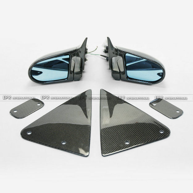 Picture of FT86 ZN6 BRZ ZC6 Aero Mirror (Left hand drive) Comes with OE mirror delete kit